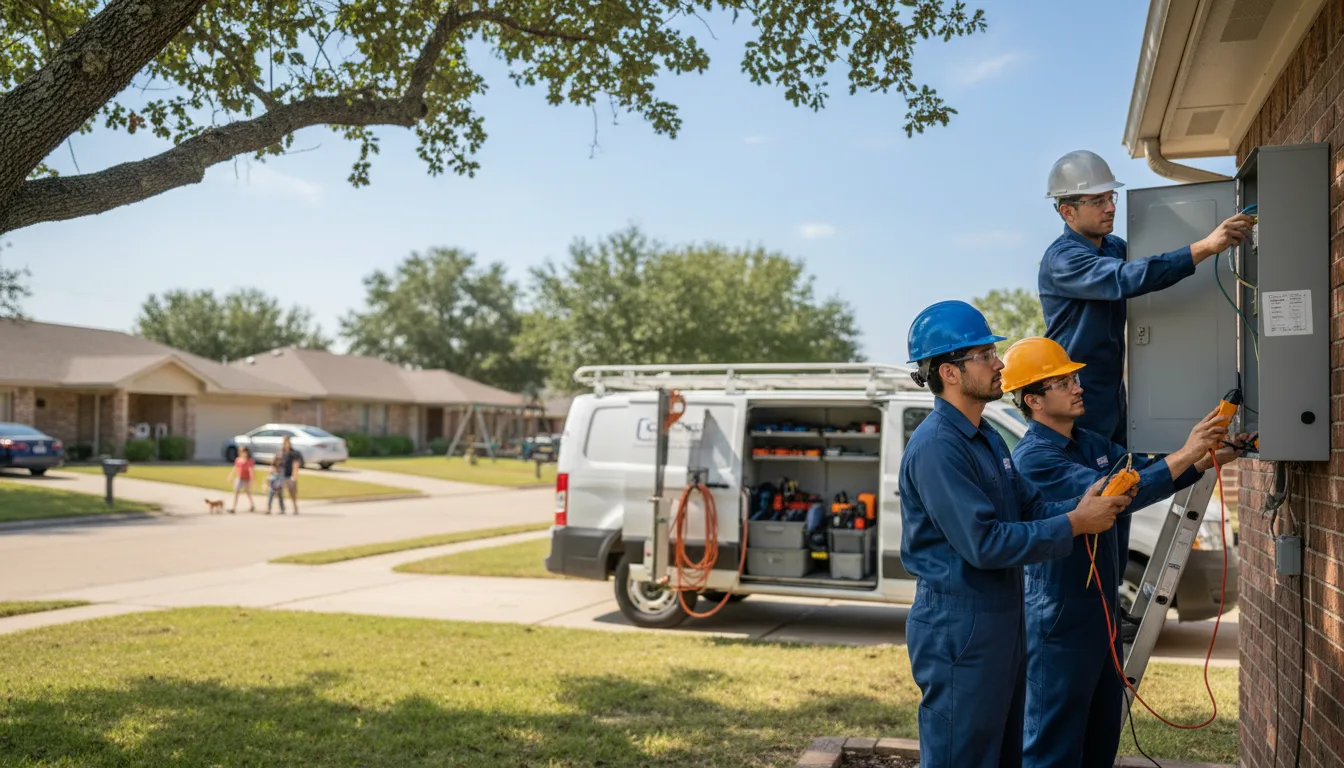 Certified electrician providing emergency electrical services in Falkner, MS